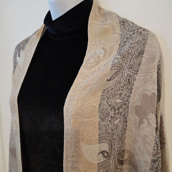 Pashmina Wrap/Scarf 30 % Silk - Picture 4 of 4